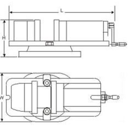 4" PALMGREN STYLE MILLING VISE