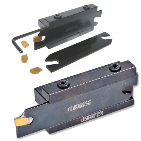 INDEXABLE CARBIDE PARTING TOOL SET WITH HOLDER